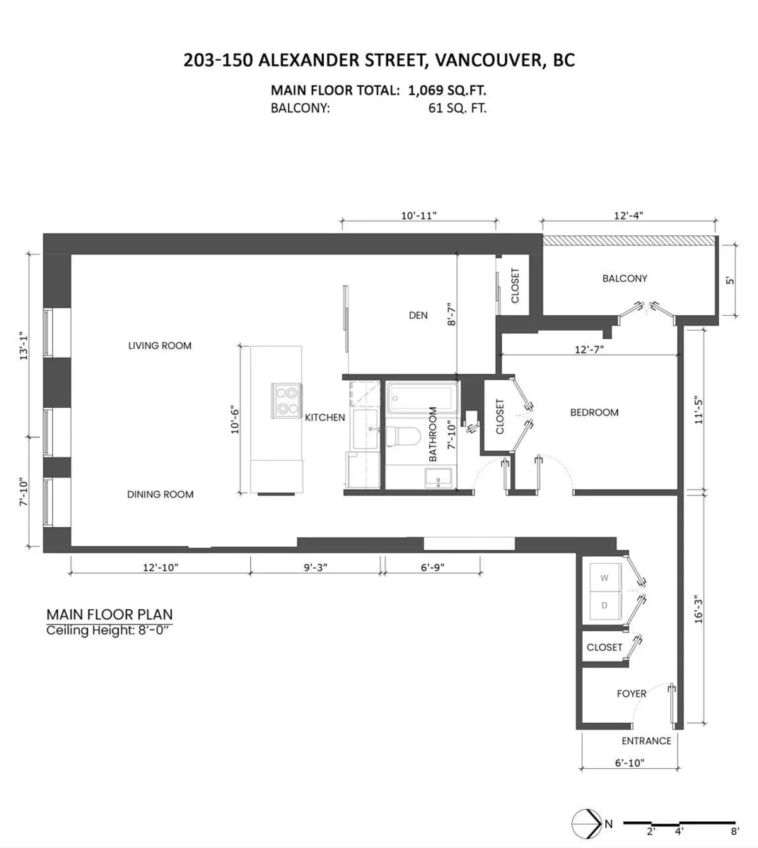 Garage Interior Photo of 203 150 Alexander Street, Vancouver, BC