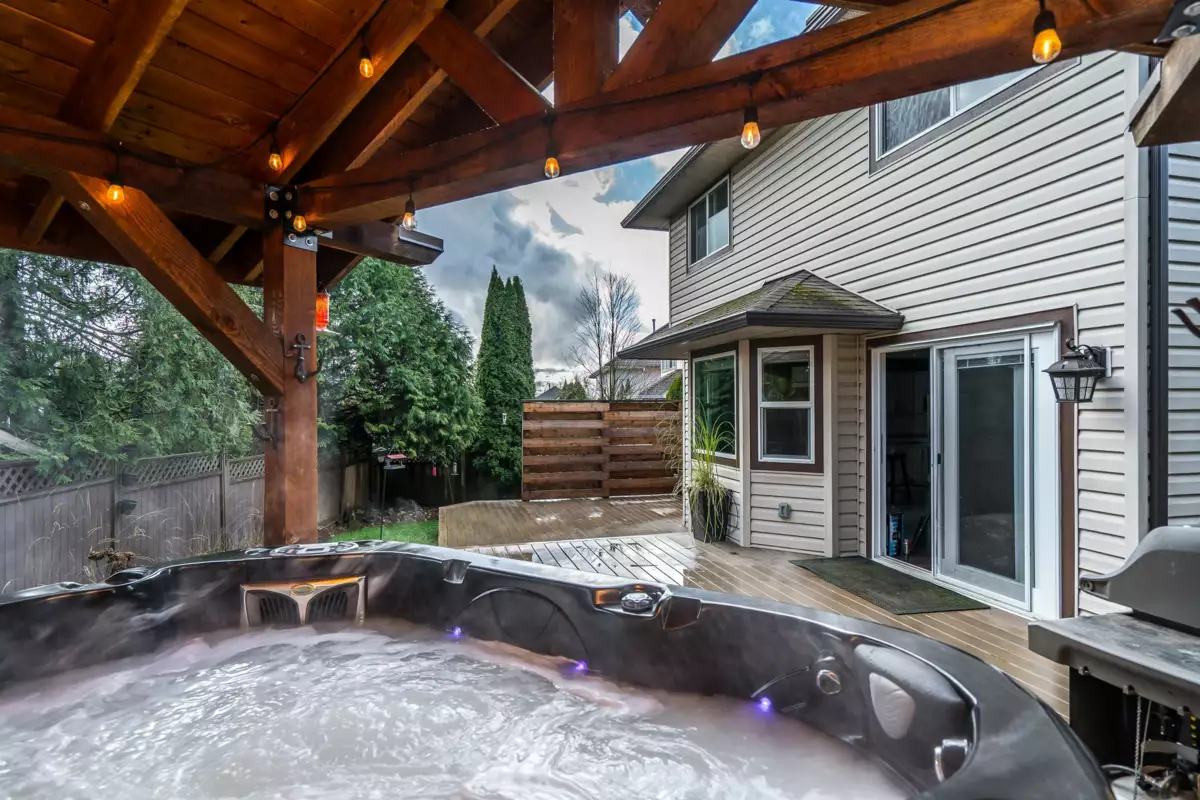 Aerial View of 8420 215 Street, Langley, BC