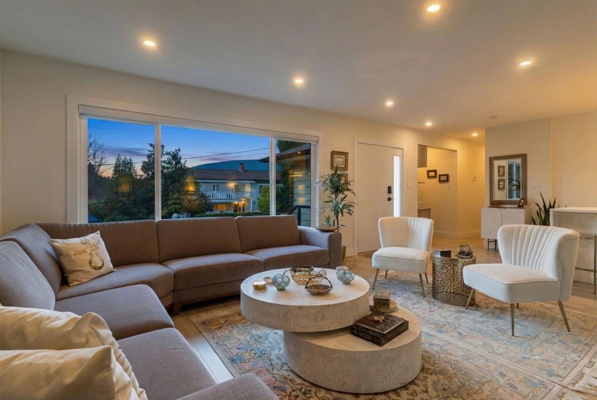 Living Room Photo of 3950 Trenton Place, North Vancouver, BC