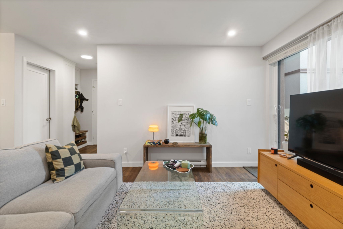 Exterior Rear Photo of 103 1649 Comox Street, Vancouver, BC