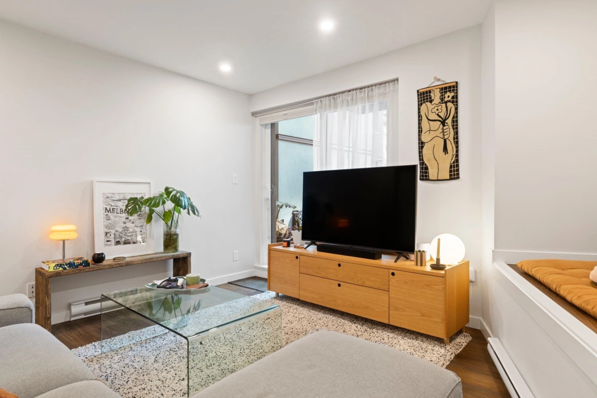Family Room Photo of 103 1649 Comox Street, Vancouver, BC