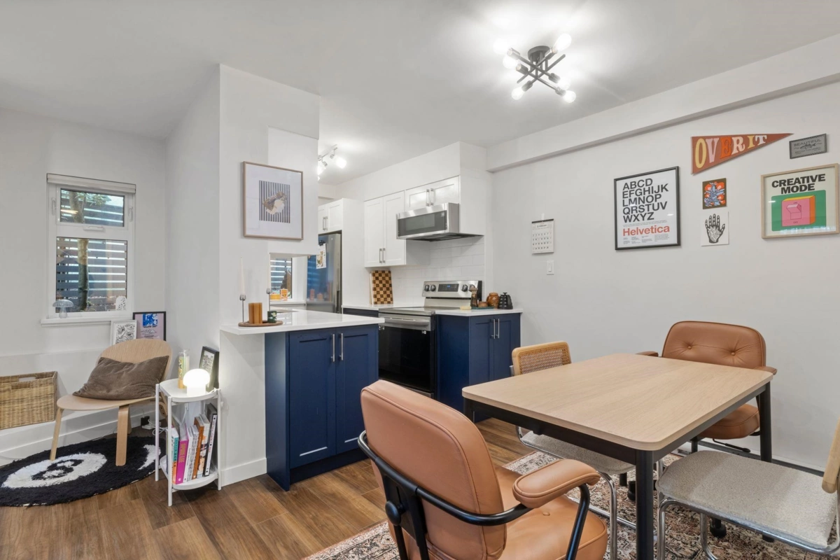 Kitchen Photo of 103 1649 Comox Street, Vancouver, BC