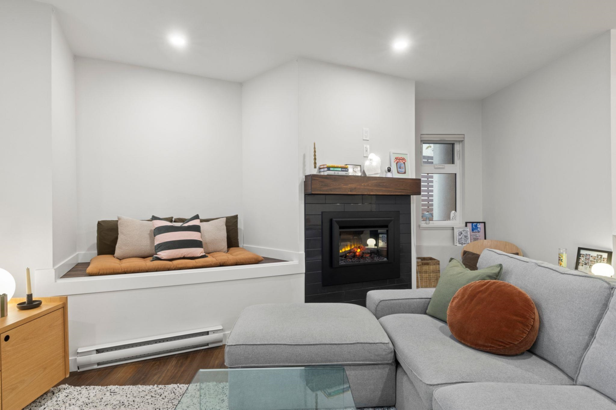 Living Room Photo of 103 1649 Comox Street, Vancouver, BC