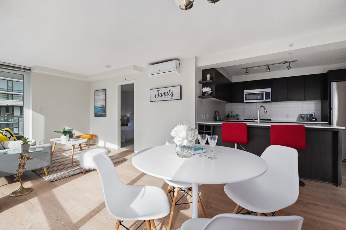 Living Room Photo of 1105 7888 Ackroyd Road, Richmond, BC