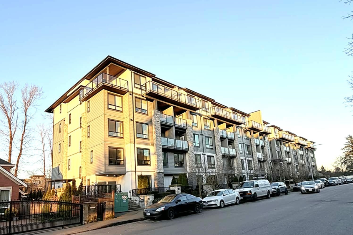 Aerial View of 407 15351 101 Avenue, Surrey, BC