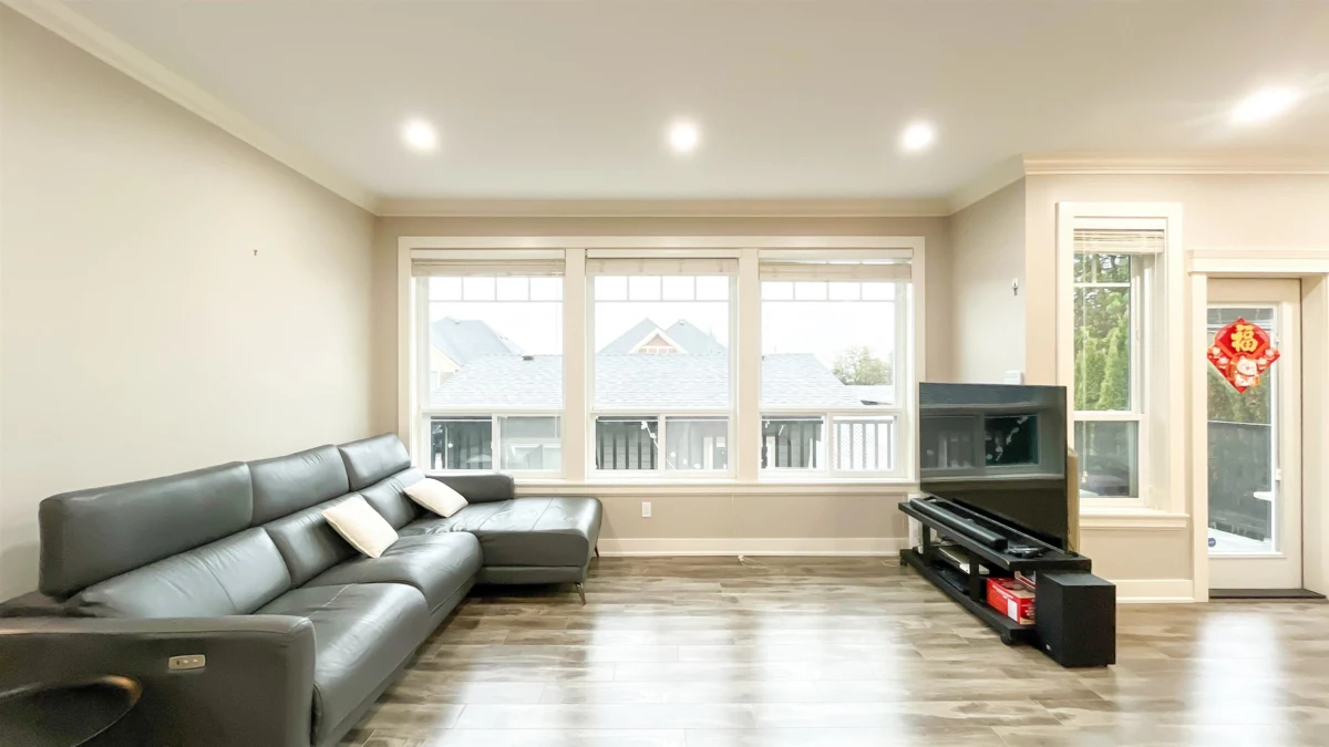 Living Room Photo of 101 910 Delestre Avenue, Coquitlam, BC