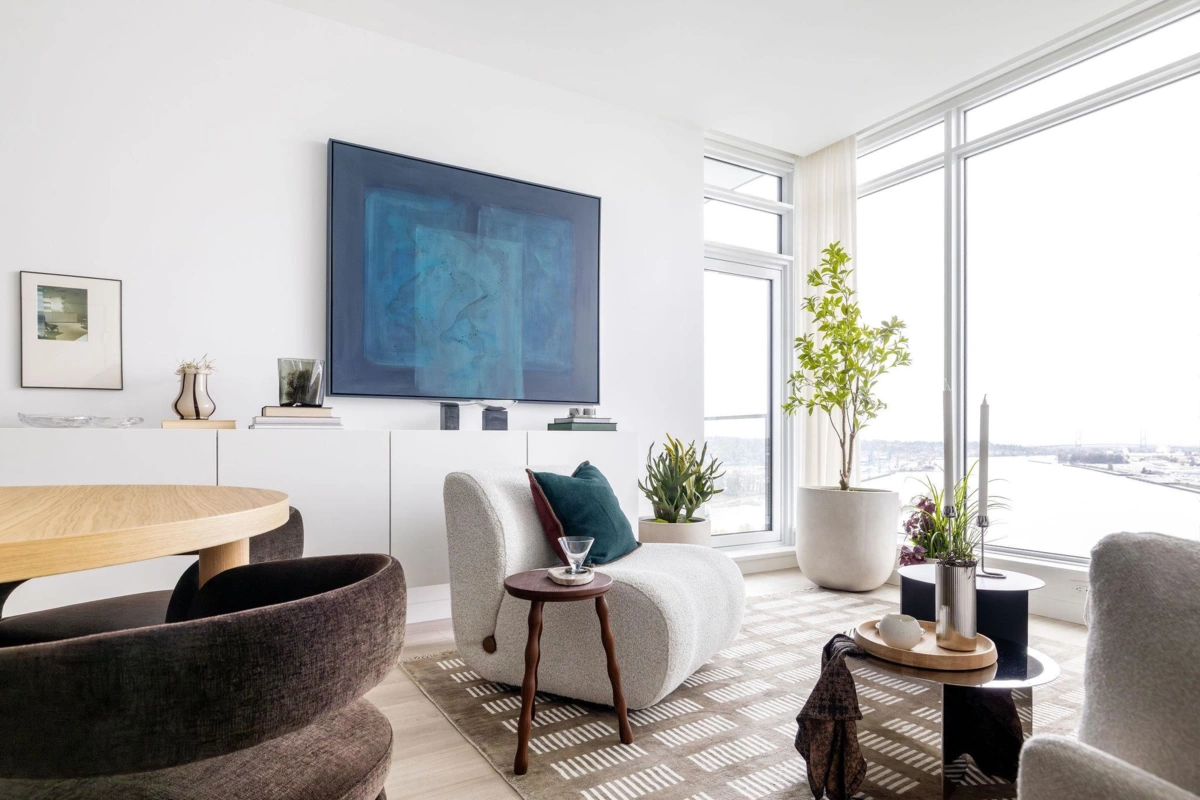 Family Room Photo of 2706 680 Quayside Drive, New Westminster, BC