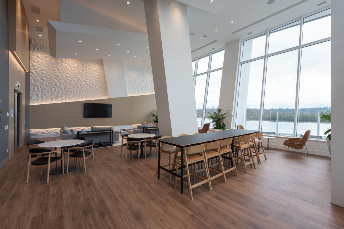 Outdoor Deck Photo of 2706 680 Quayside Drive, New Westminster, BC