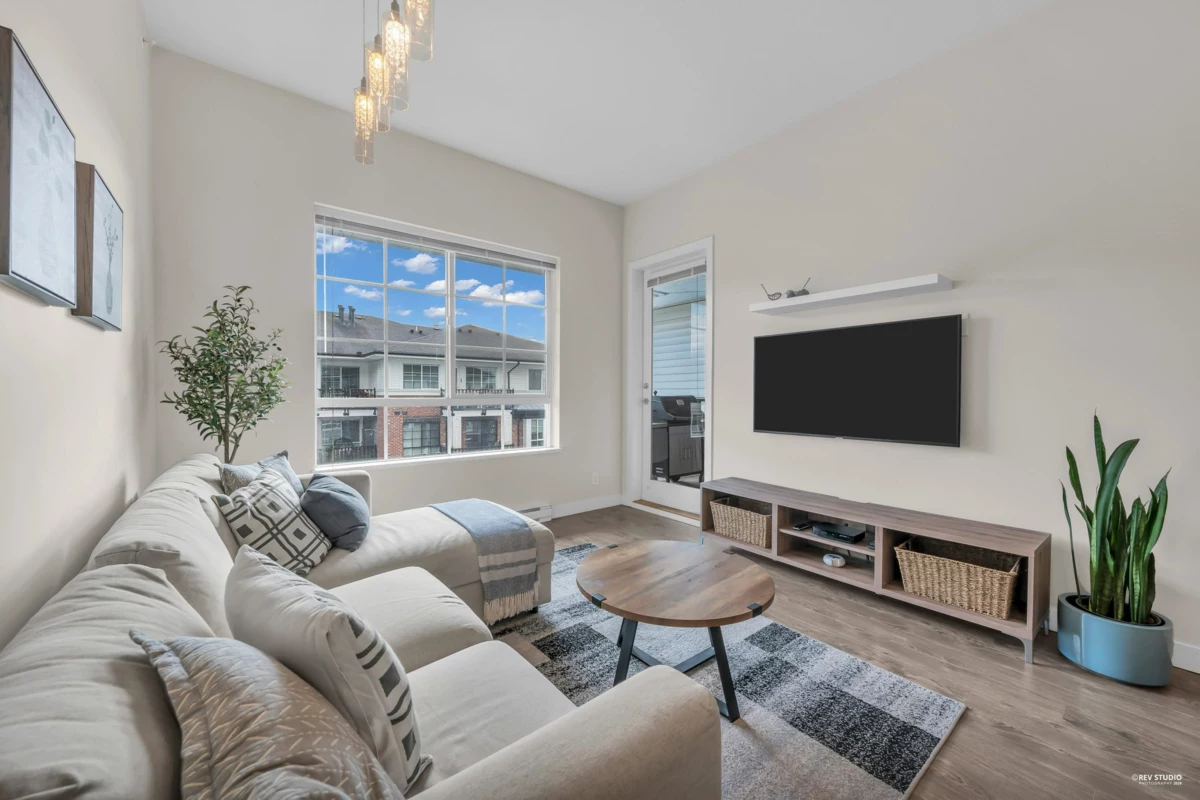 Exterior Rear Photo of 412 545 Foster Avenue, Coquitlam, BC