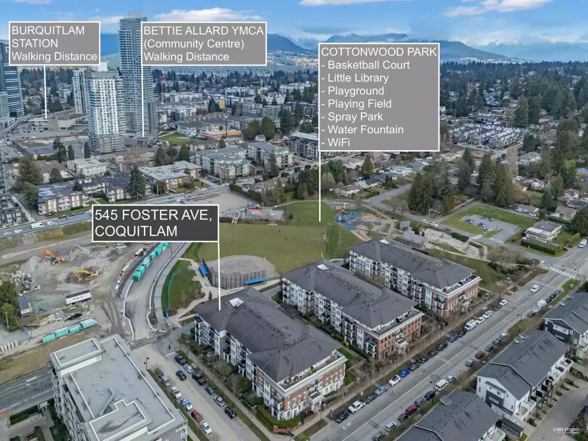 Outdoor Kitchen Photo of 412 545 Foster Avenue, Coquitlam, BC
