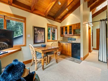 Aerial View of 9297 Lakeshore Drive, Whistler, BC