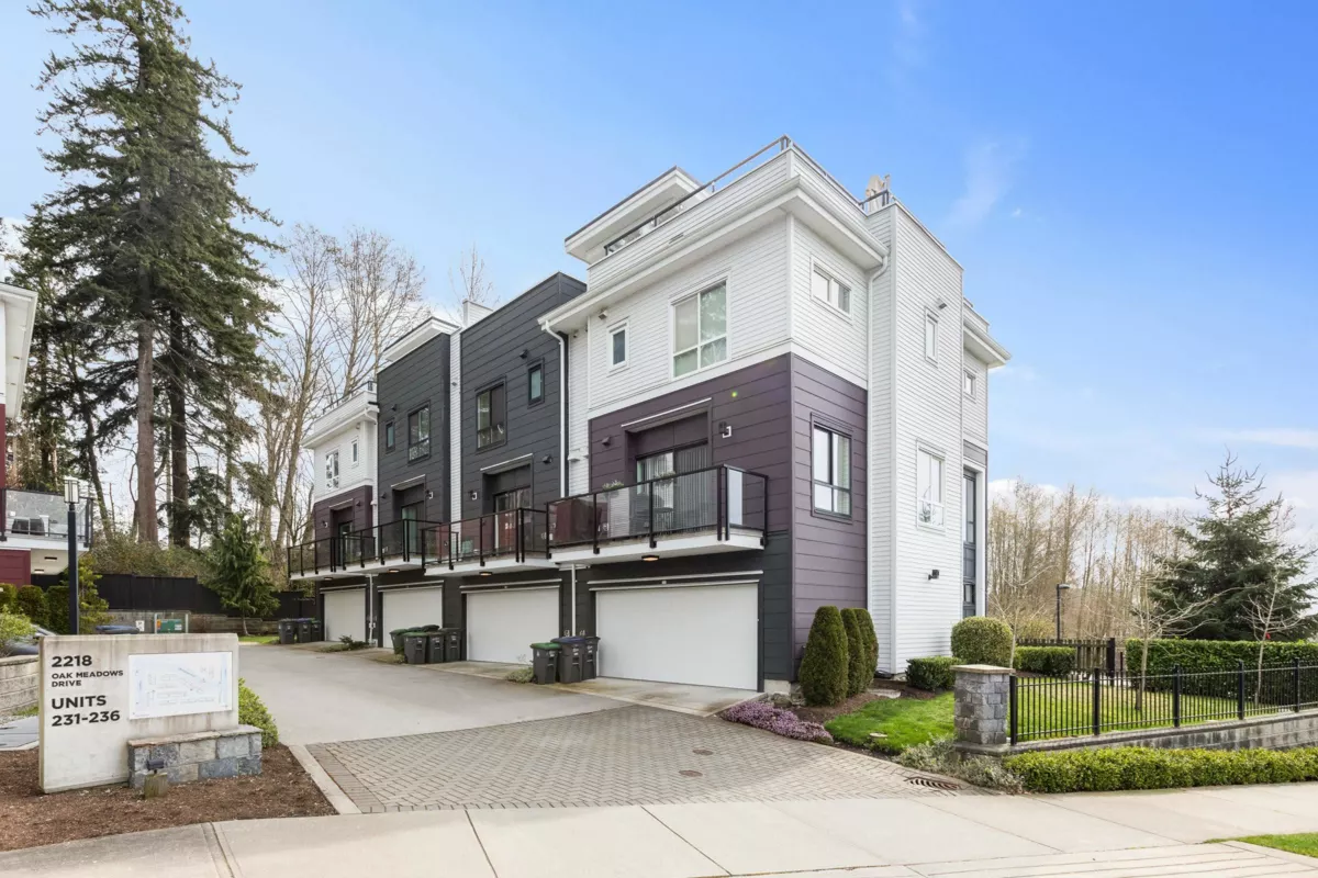 Exterior Rear Photo of 232 2218 Oak Meadows Drive, Surrey, BC