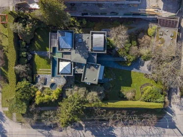Aerial View of 1775 Blanca Street, Vancouver, BC