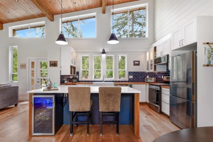 Kitchen Island Photo of 528 Aya Reach Road, Mayne Island, BC