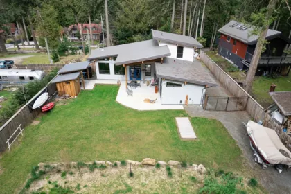 Outdoor Kitchen Photo of 528 Aya Reach Road, Mayne Island, BC