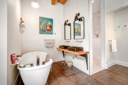 Powder Room Photo of 528 Aya Reach Road, Mayne Island, BC