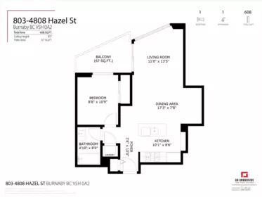 Garden / Landscaping Photo of 803 4808 Hazel Street, Burnaby, BC
