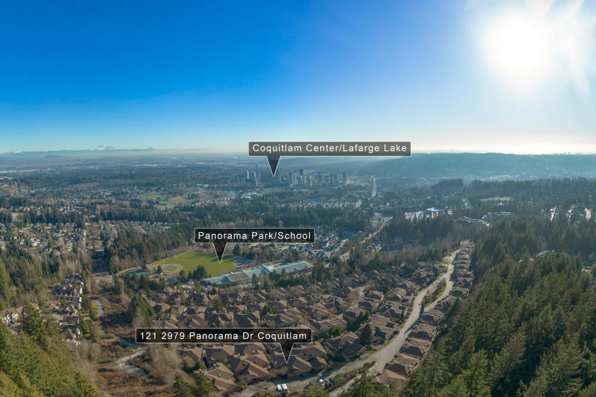 Exterior Rear Photo of 121 2979 Panorama Drive, Coquitlam, BC