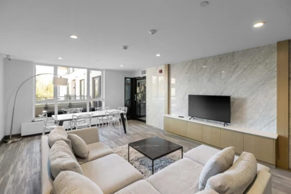Aerial View of 110 707 E 3rd Street, North Vancouver, BC