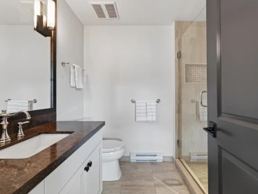 Primary Bathroom Photo of 403 4721 Hastings Street, Burnaby, BC