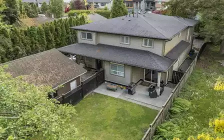 Aerial View of 1598 Parker Place, White Rock, BC