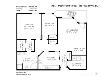 Guest Bathroom Photo of 317 19236 Ford Road, Pitt Meadows, BC