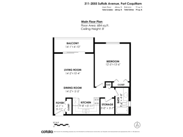 Entry Foyer Photo of 311 2055 Suffolk Avenue, Port Coquitlam, BC