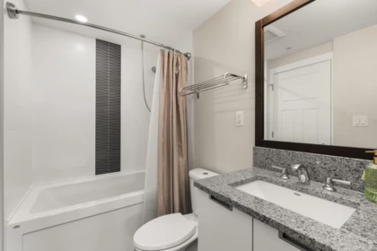 Powder Room Photo of 802 2968 Glen Drive, Coquitlam, BC
