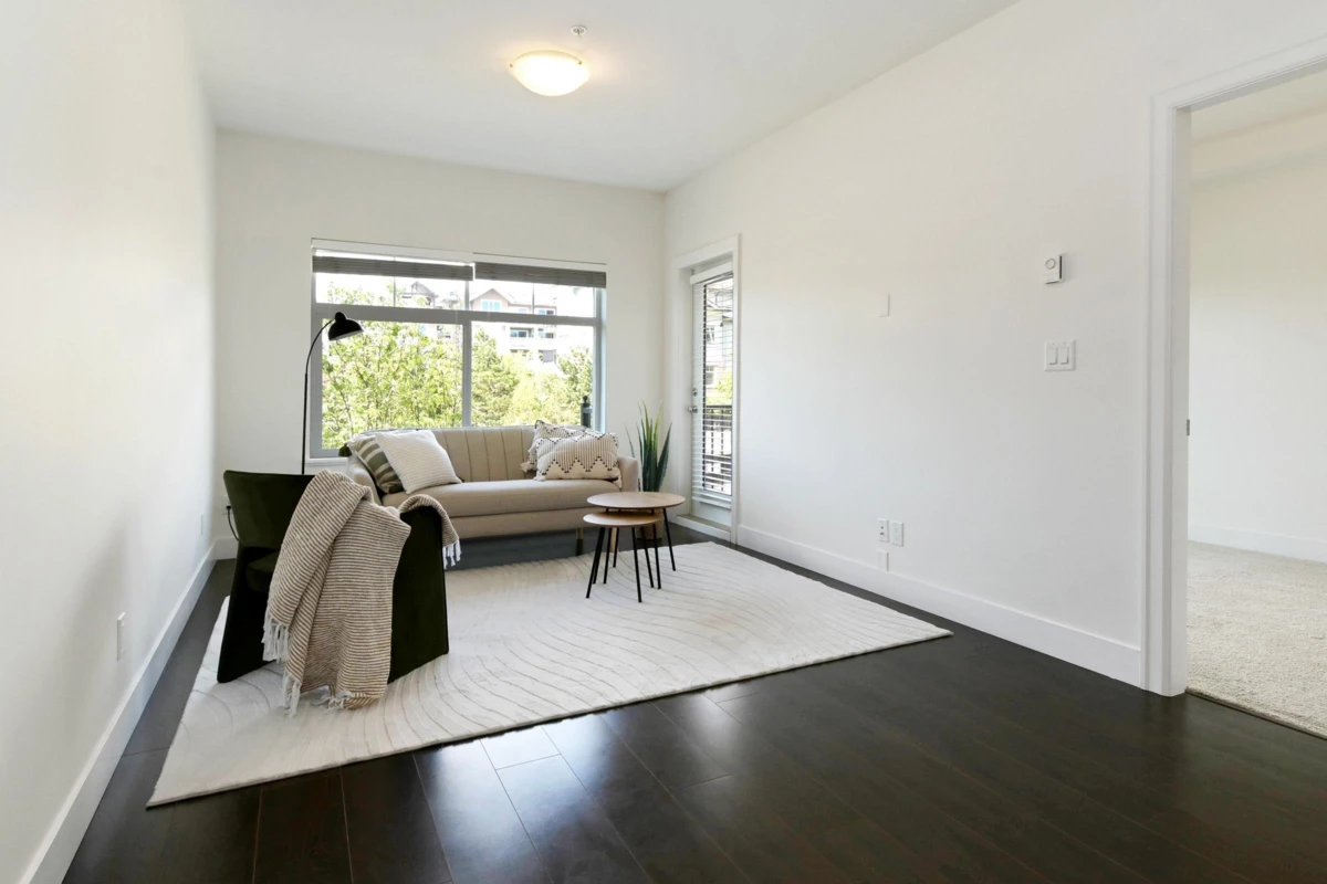 Living Room Photo of 416 6480 195a Street, Surrey, BC