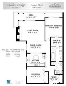 26 2214 Folkestone Way, West Vancouver, BC, West Vancouver — Townhouse for sale