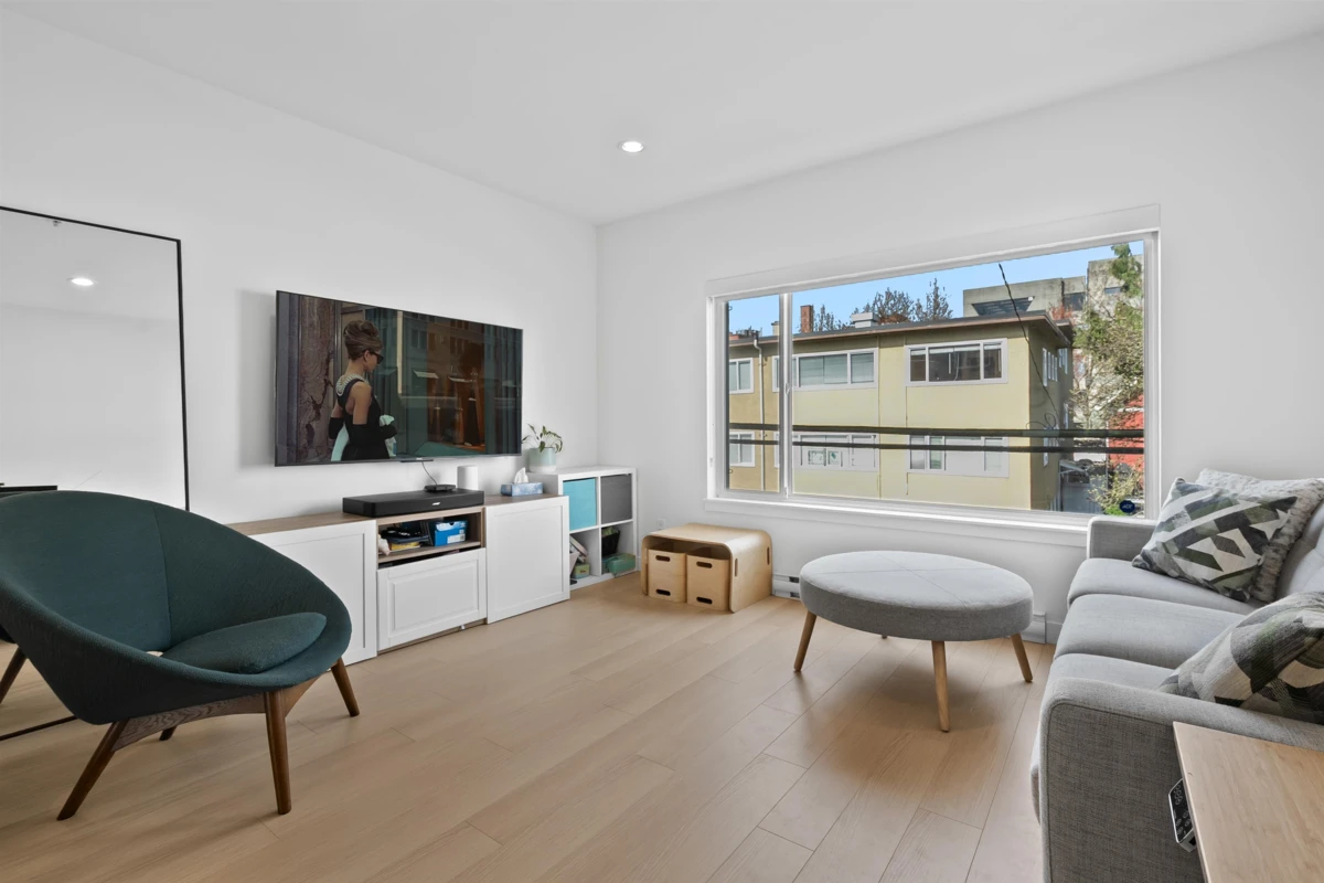 Living Room Photo of 216 455 E 16th Avenue, Vancouver, BC
