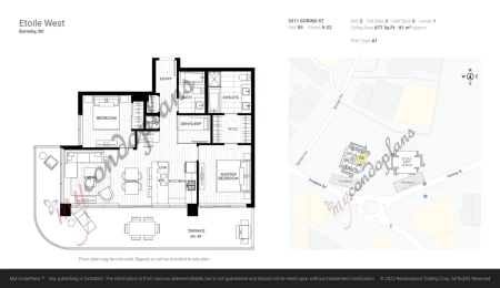Garage Interior Photo of 1605 5311 Goring Street, Burnaby, BC