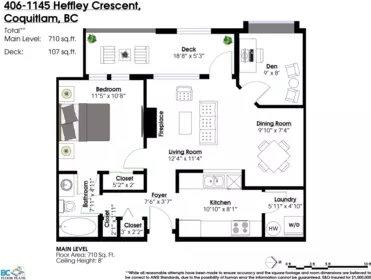 Basement Recreation Room Photo of 406 1145 Heffley Crescent, Coquitlam, BC