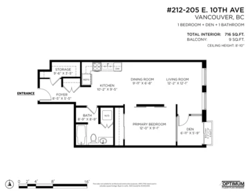 Office / Den Photo of 212 205 E 10th Avenue, Vancouver, BC