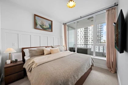 Bedroom 2 Photo of 607 3438 Sawmill Crescent, Vancouver, BC