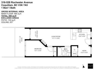 Garage Interior Photo of 316 528 Rochester Avenue, Coquitlam, BC