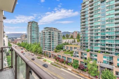 Outdoor Patio Photo of 901 172 Victory Ship Way, North Vancouver, BC