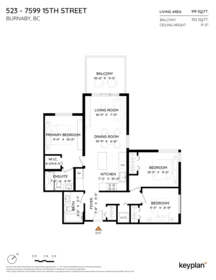 Street View Photo of 523 7599 15th Street, Burnaby, BC