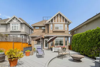 Aerial View of 2808 Wall Street, Vancouver, BC