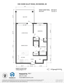 Outdoor Patio Photo of 330 23200 Gilley Road, Richmond, BC