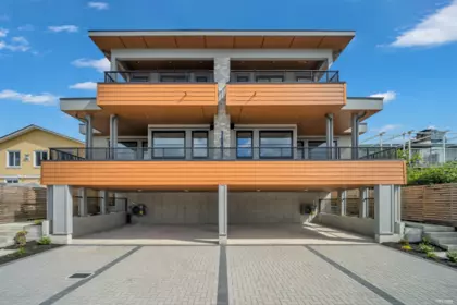 Aerial View of 946 Dansey Avenue, Coquitlam, BC
