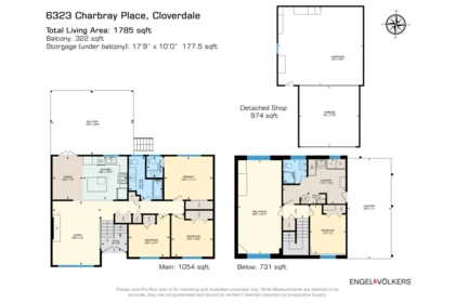6323 Charbray Place, Surrey, BC, Surrey — Single Family Residence for sale