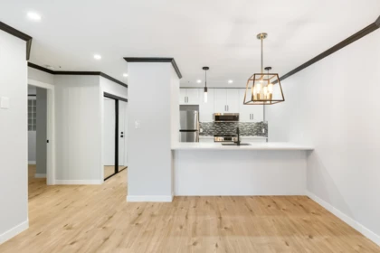 Kitchen Island Photo of 207 11595 Fraser Street, Maple Ridge, BC