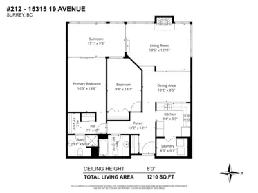 212 15313 19 Avenue, Surrey, BC, Surrey — Apartment/Condo for sale