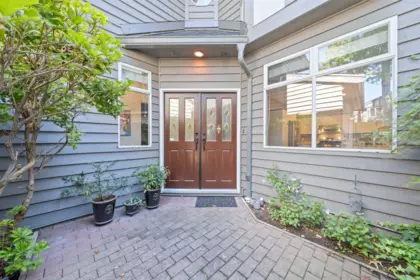 Exterior Rear Photo of 24 6100 Woodwards Road, Richmond, BC