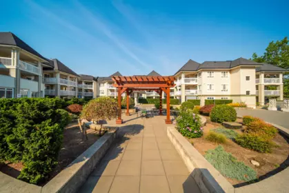 Aerial View of 311 22022 49 Avenue, Langley, BC