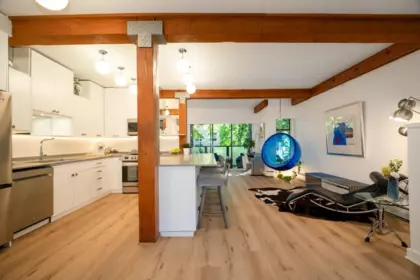 Kitchen Island Photo of 202 1535 Nelson Street, Vancouver, BC