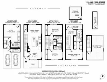 Playground / Recreational Area Near 125 649 E 3rd Street, North Vancouver, BC
