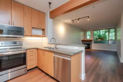 Living Room Photo of 204 580 Raven Woods Drive, North Vancouver, BC