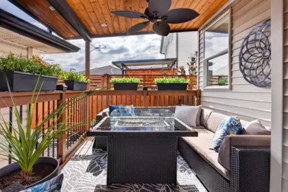 Aerial View of 6462 185 Street, Surrey, BC